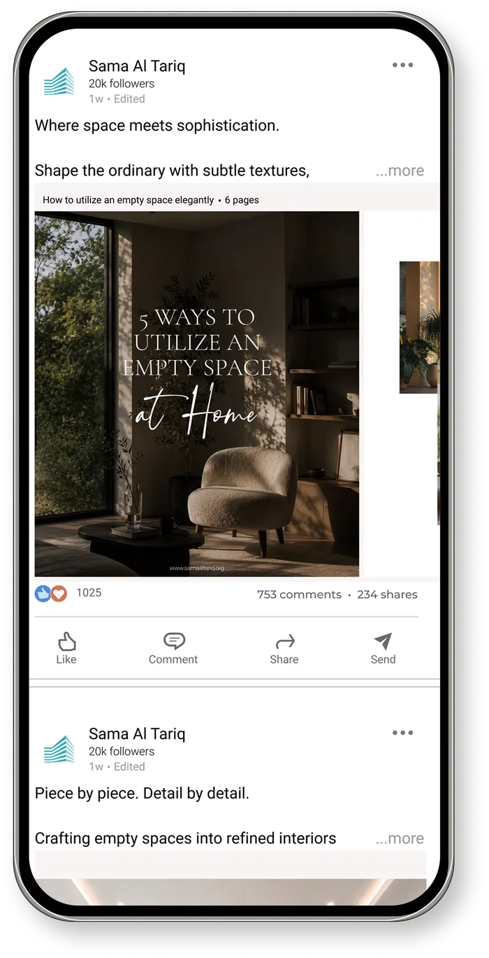 Sama Al Tariq LinkedIn campaign by DAO Marketing