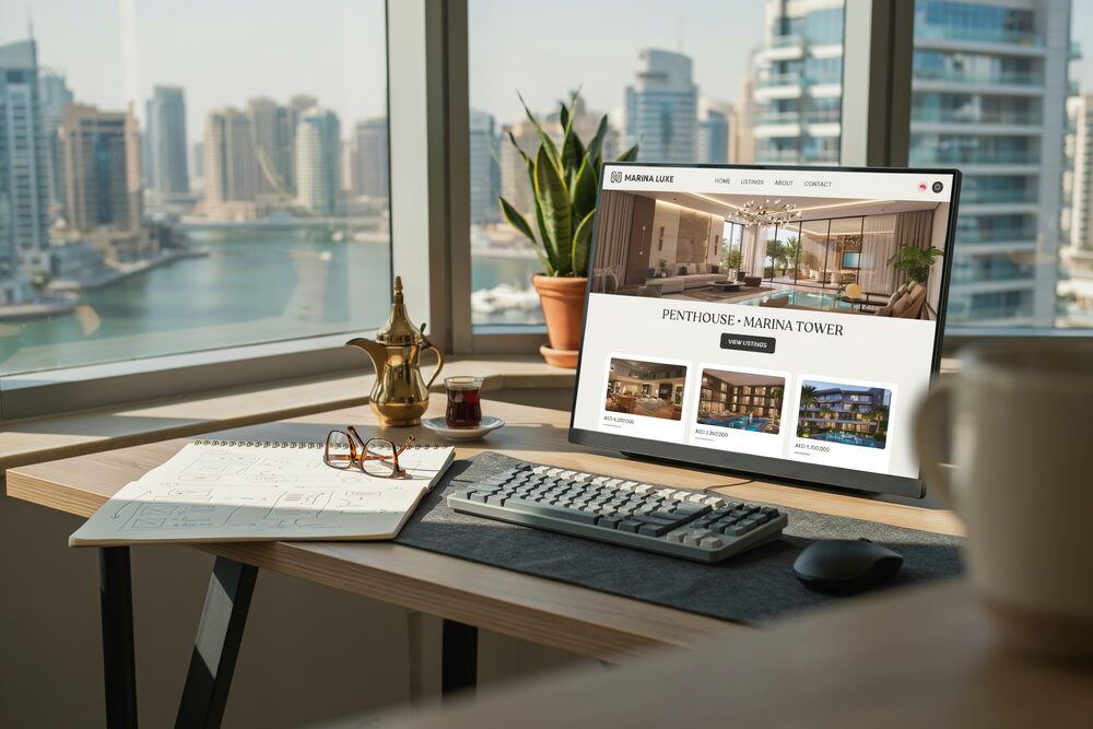 high-end property website design
